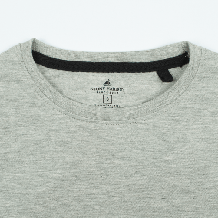 Stone Harbor Men's T-Shirt MEN'S TEXTURED GREY T-SHIRT