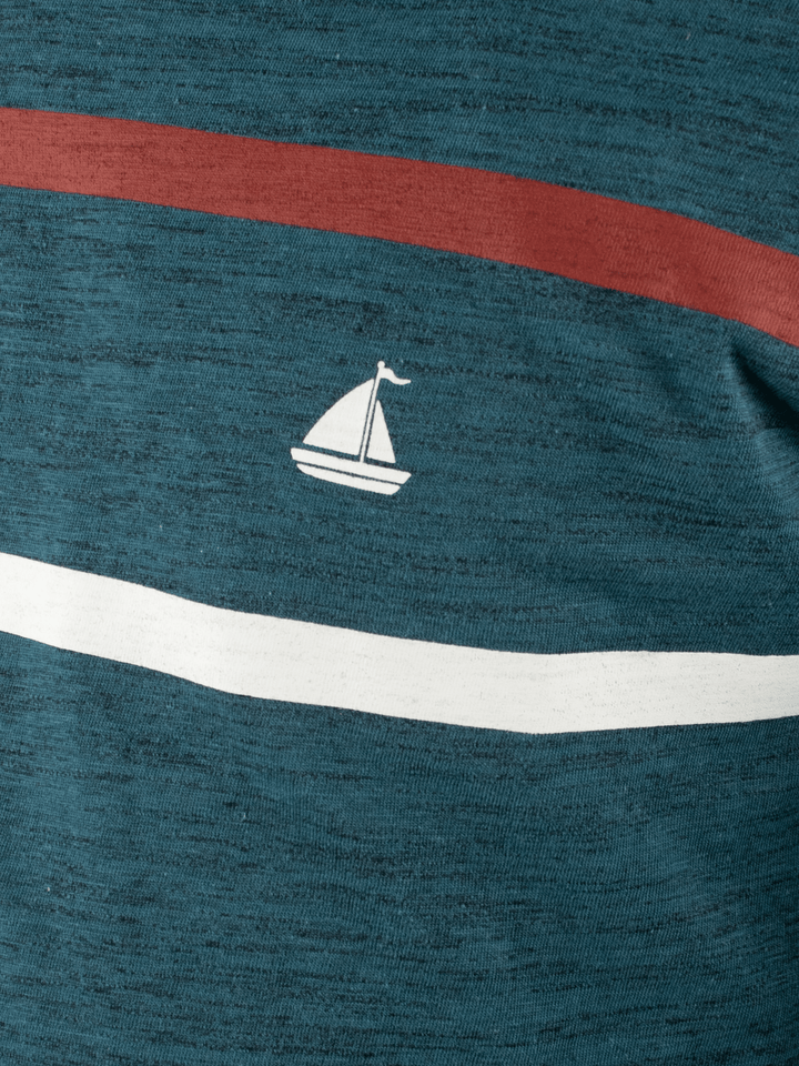 Stone Harbor Men's T-Shirt MEN'S TEXTURED TEAL T-SHIRT