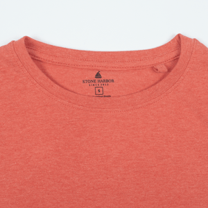 Stone Harbor Men's T-Shirt MEN'S TEXTURED TOMATO RED T-SHIRT