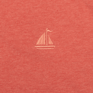 Stone Harbor Men's T-Shirt MEN'S TEXTURED TOMATO RED T-SHIRT