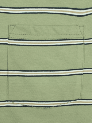 Stone Harbor Men's Tee Shirt MEN'S OLIVE STRIPER T-SHIRT