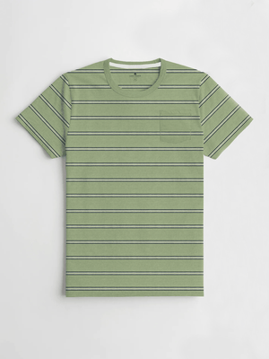 Stone Harbor Men's Tee Shirt MEN'S OLIVE STRIPER T-SHIRT