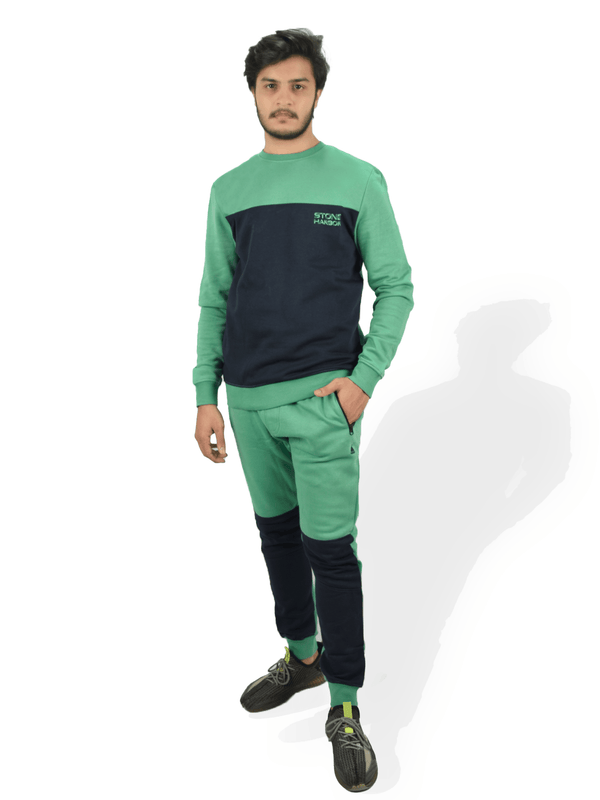 Stone Harbor Men's Track Suit MEN'S PREMIUM PANELED FLEECE TRACKSUIT