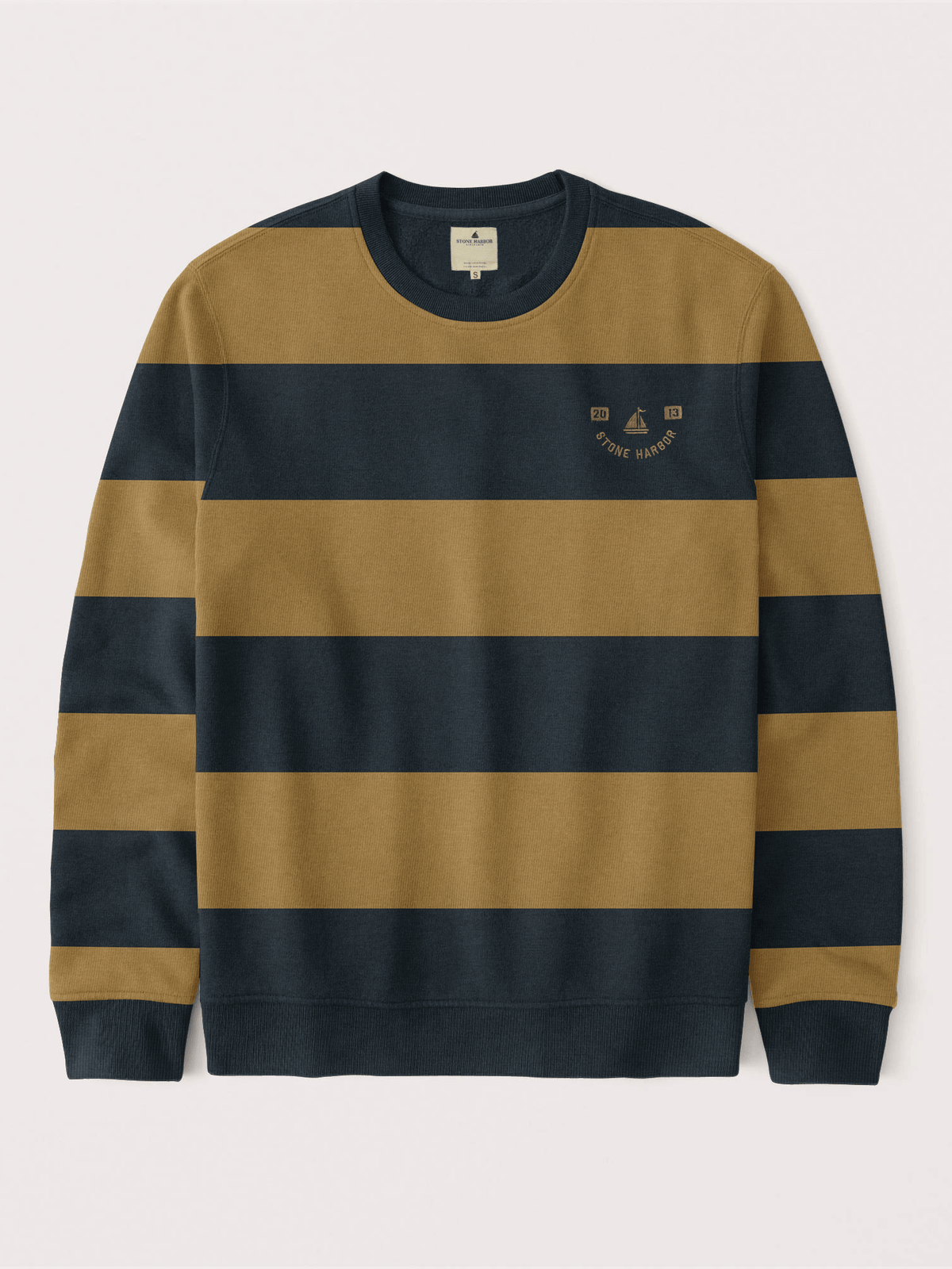 Stone Harbor MEN&#39;S TRENDY STRIPER SWEATSHIRT