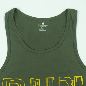 Stone Harbor Men's Vest MEN'S ARMY GREEN GYM VEST