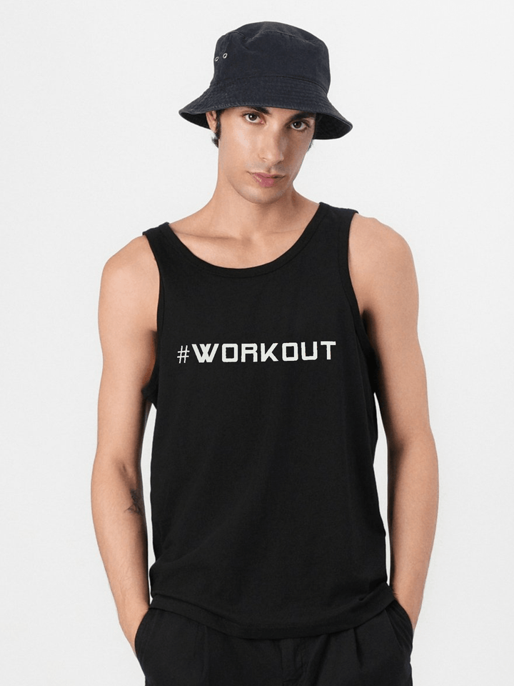 Stone Harbor Men's Vest MEN'S BLACK WORKOUT VEST