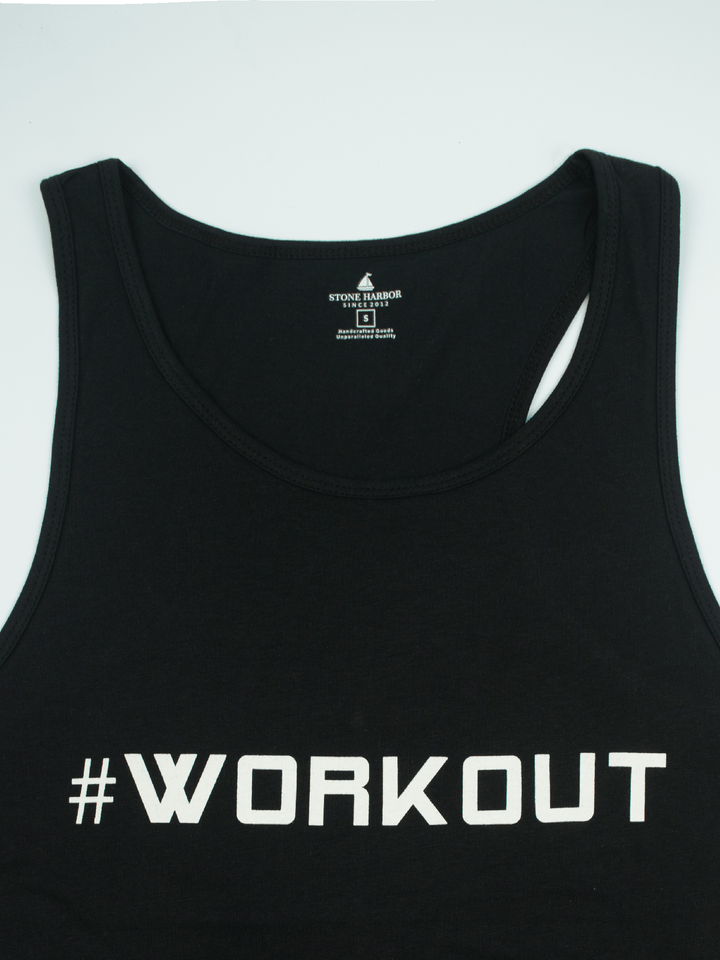 Stone Harbor Men's Vest MEN'S BLACK WORKOUT VEST