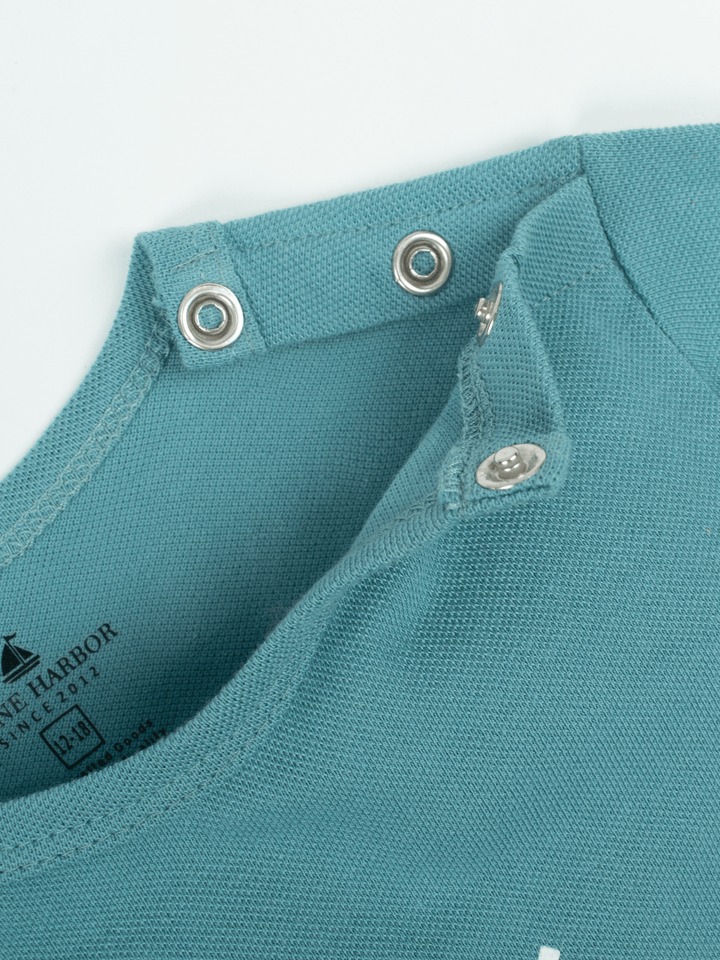 Stone Harbor MINI BOY'S GRAPHIC ROMPER