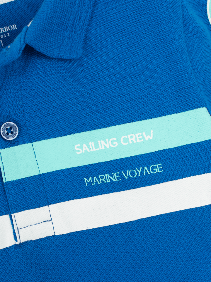 Stone Harbor MINI BOY'S SAILING CREW POLO SHIRT