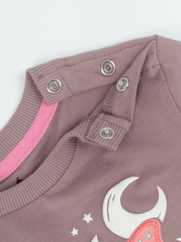 Stone Harbor MINI GIRL'S PURPLE TWIN SET