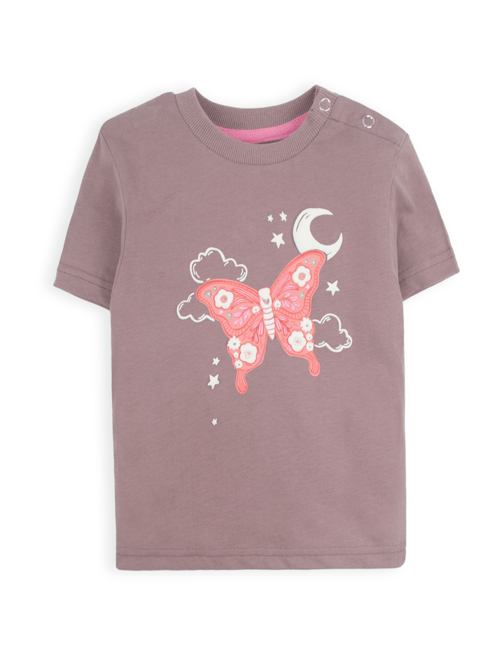Stone Harbor MINI GIRL'S PURPLE TWIN SET