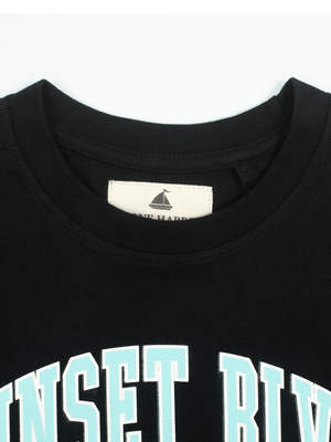 Stone Harbor T-shirts MEN'S BLACK LOOSE-FIT T-SHIRT