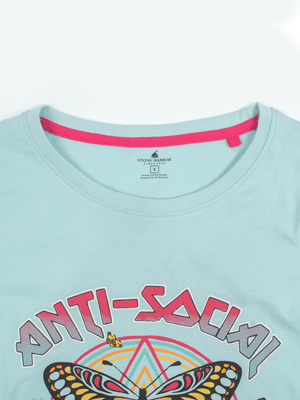 Stone Harbor WOMEN'S ANTI-SOCIAL GRAPHIC T-SHIRT