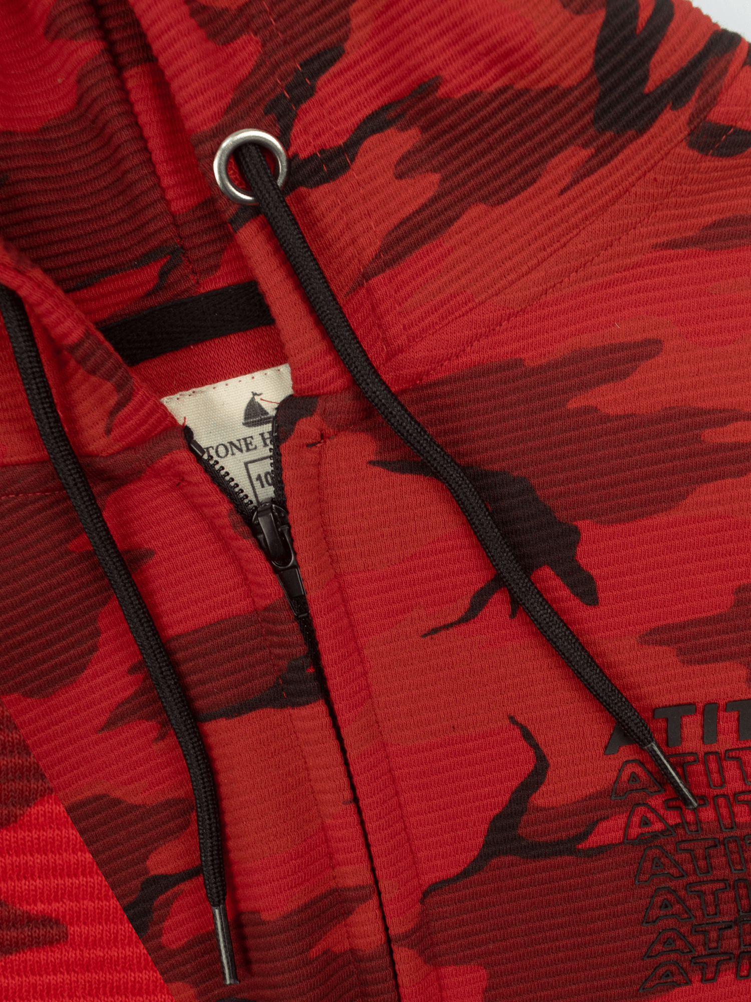 Stone Harbor WOMEN'S CAMO ZIP-THROUGH HOODIE