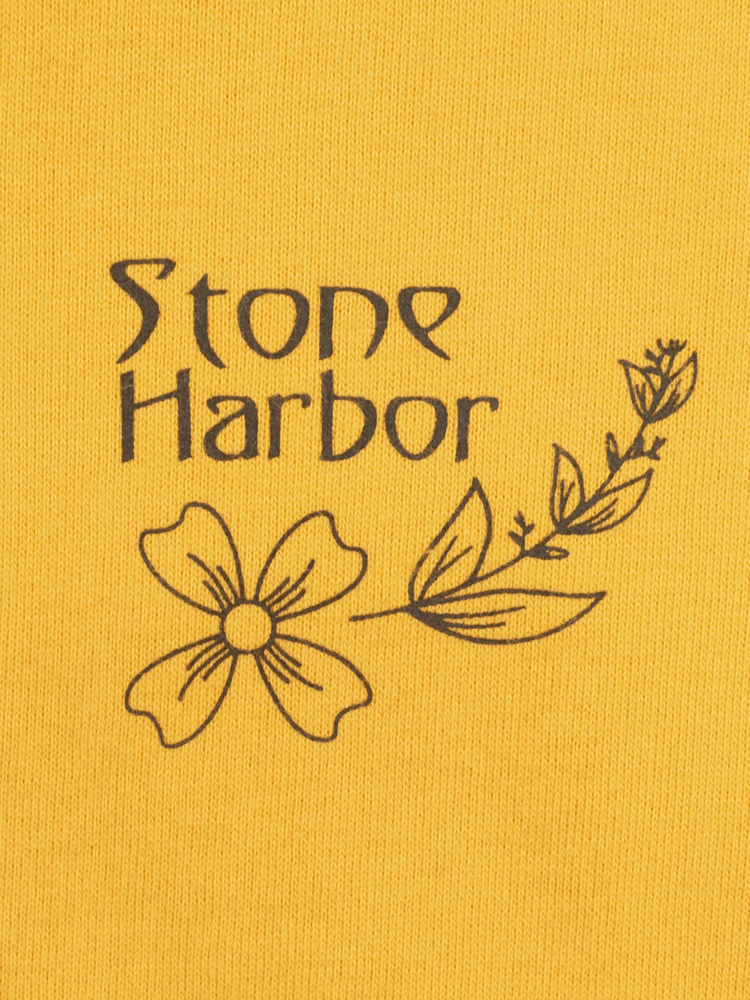 Stone Harbor WOMEN'S MUSTARD FLEECE ZIP-UP HOODIE