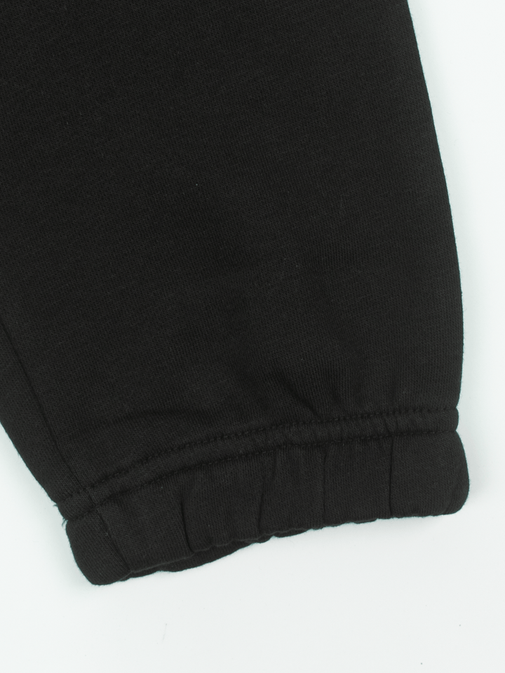 Stone Harbor Women's Sweat Pants WOMEN'S JET BLACK FLEECE JOGGER PANT