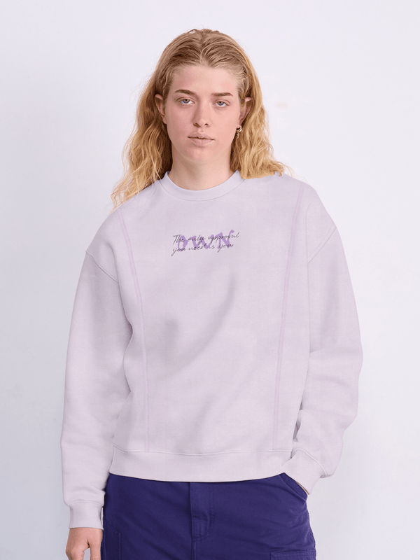 Stone Harbor Women's Sweatshirt WOMEN'S PURPLE FLEECE OWN SWEATSHIRT