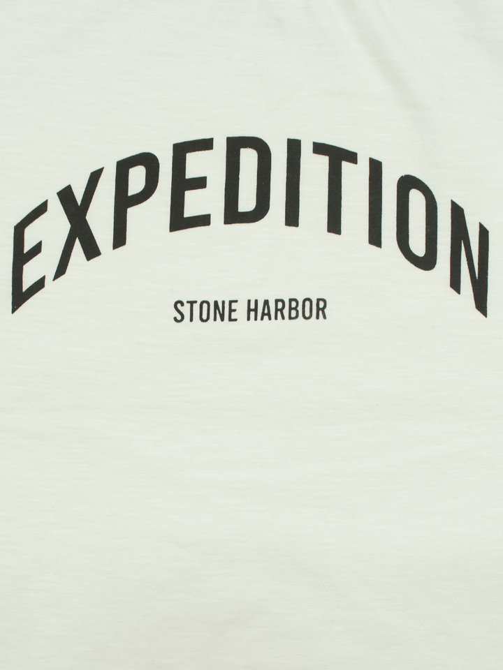 Stone Harbor Women's T-Shirt WOMEN'S WHITE GRAPHIC T-SHIRT