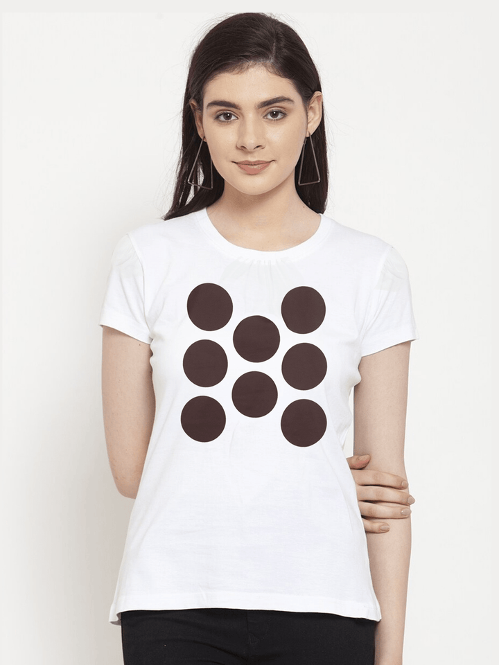 Stone Harbor WOMEN'S WHITE GRAPHIC T-SHIRT