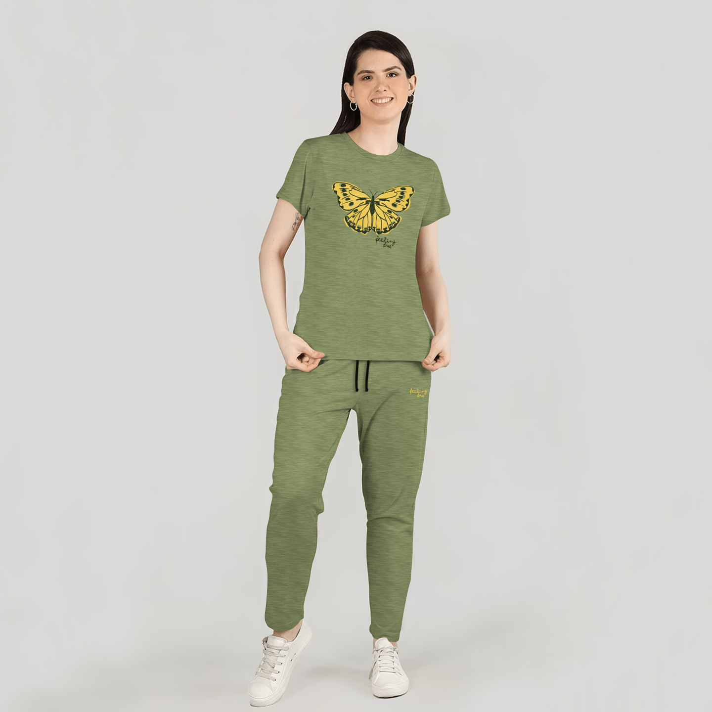 Stone Harbor Women T Shirt WOMEN'S EXCLUSIVE OLIVE TRACKSUIT