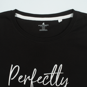 Stone Harbor Women T Shirt WOMEN'S PERFECT JET BLACK T-SHIRT