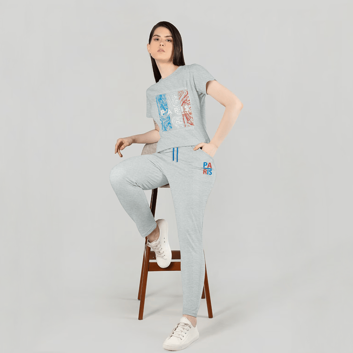 WOMEN S TEXTURED GREY TRACKSUIT Stoneharbor .pk