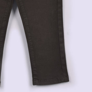 Stone Harbor Boy's Cotton Jeans BOY'S STONE HARBOR SLIM FIT CHOCOLATE BROWN COTTON JEANS