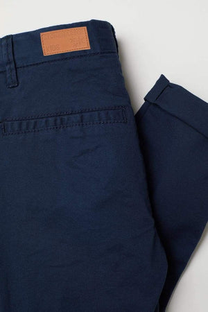 Stone Harbor Boy's Cotton Jeans BOY'S STONE HARBOR STRETCHY NAVY NARROW BOTTOM COTTON JEANS