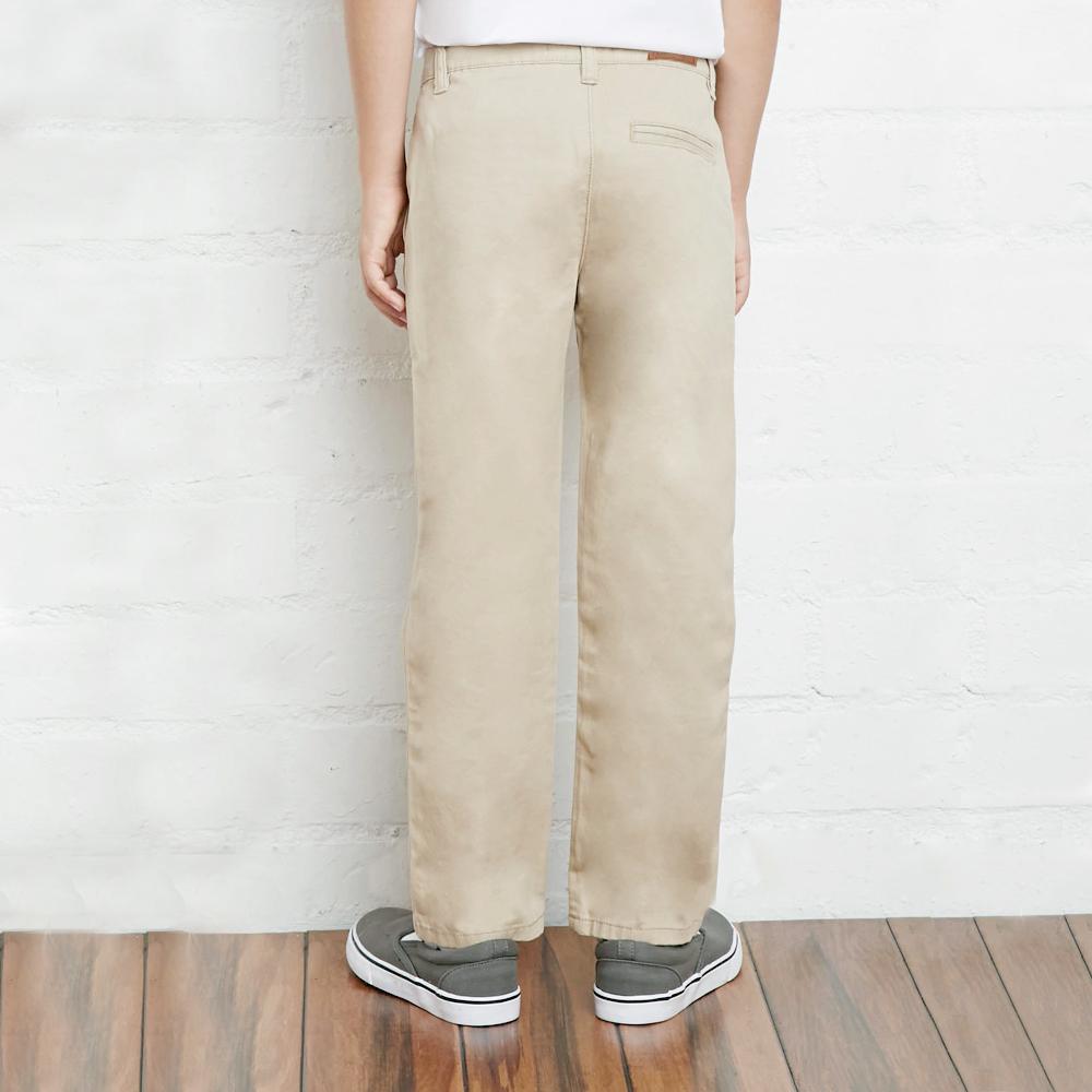 Stone Harbor Boy's Cotton Jeans Khaki / 2-3 Y BOY'S STONE HARBOR STRETCHY SLIM FIT KHAKI COTTON JEANS