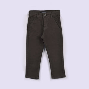 Stone Harbor Boy's Cotton Jeans Brown / 2-3 Y BOY'S STONE HARBOR SLIM FIT CHOCOLATE BROWN COTTON JEANS
