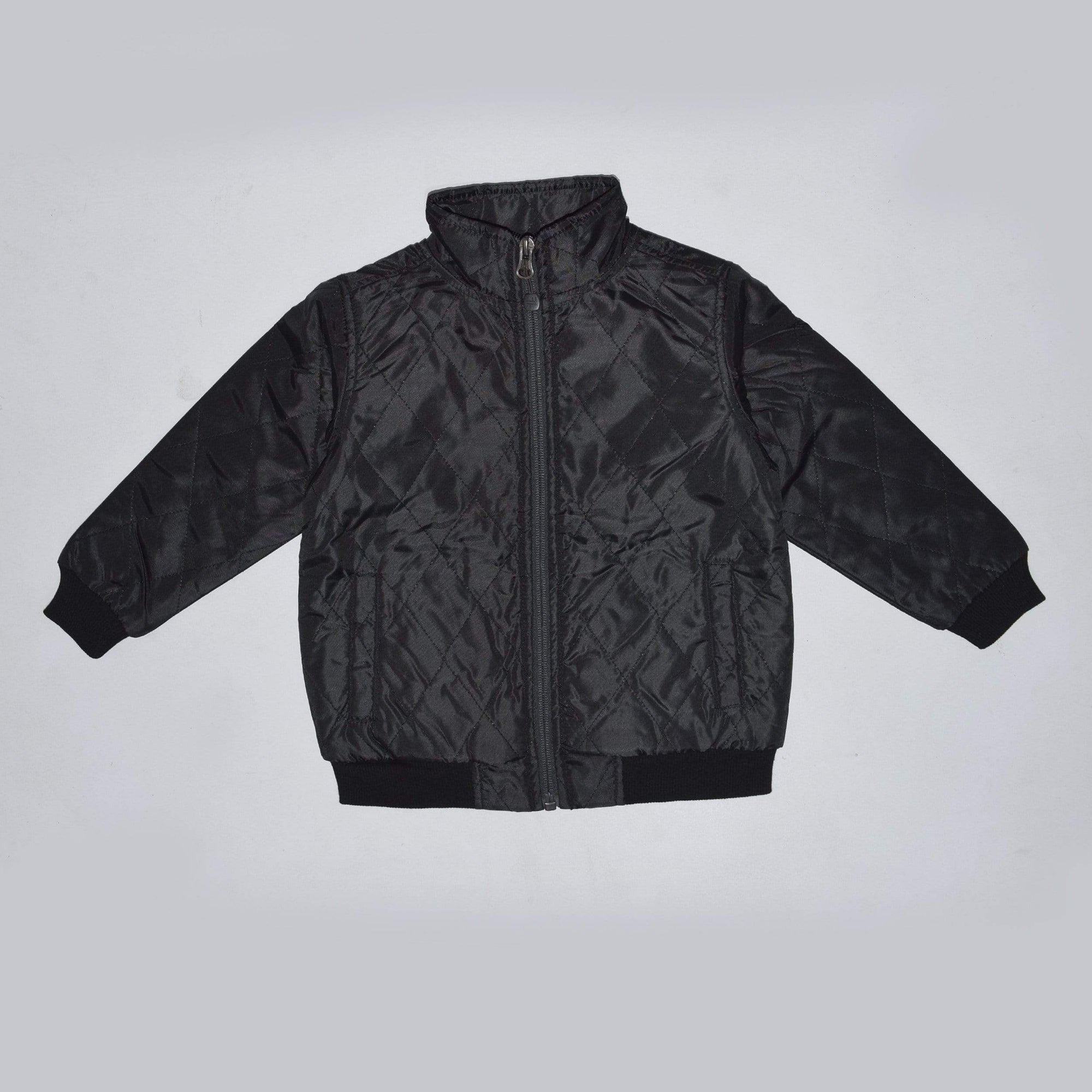 Stone Harbor Boy's Jacket Black / 2-3 Years Boy's Stone Harbor Quilted Style Windbreaker Jacket