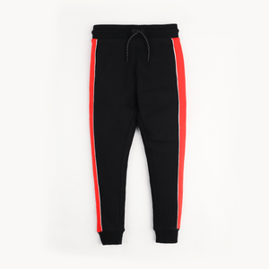Stone Harbor Boy's Jogger BOY'S BLACK PANELED FLEECE JOGGER