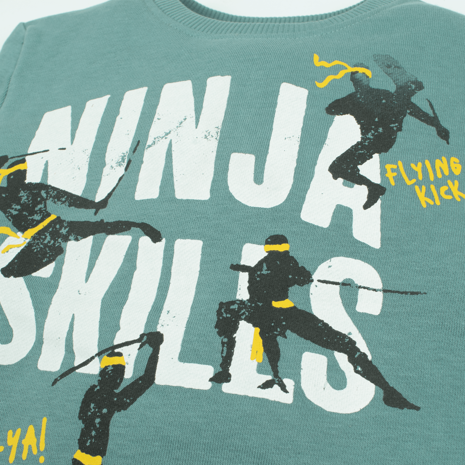 Stone Harbor Boy's Sweat Shirt BOY'S NINJA TEAL SWEATSHIRT
