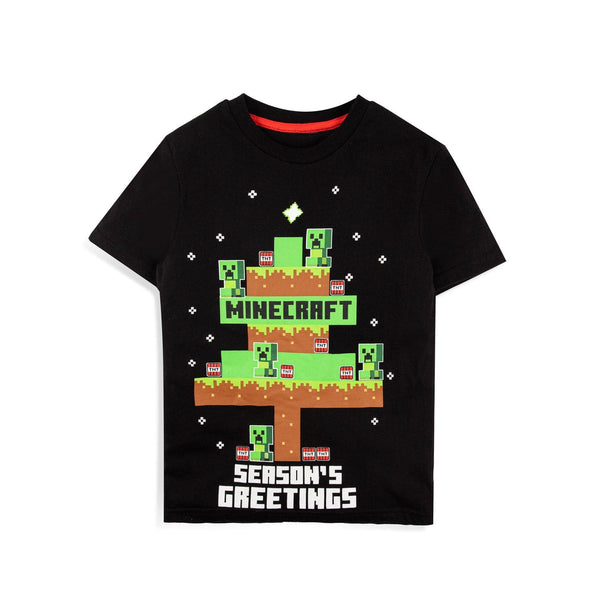 Stone Harbor Boy's Tee Shirt Black / 5-6 Y BOY'S MINECRAFT BLACK TEE SHIRT