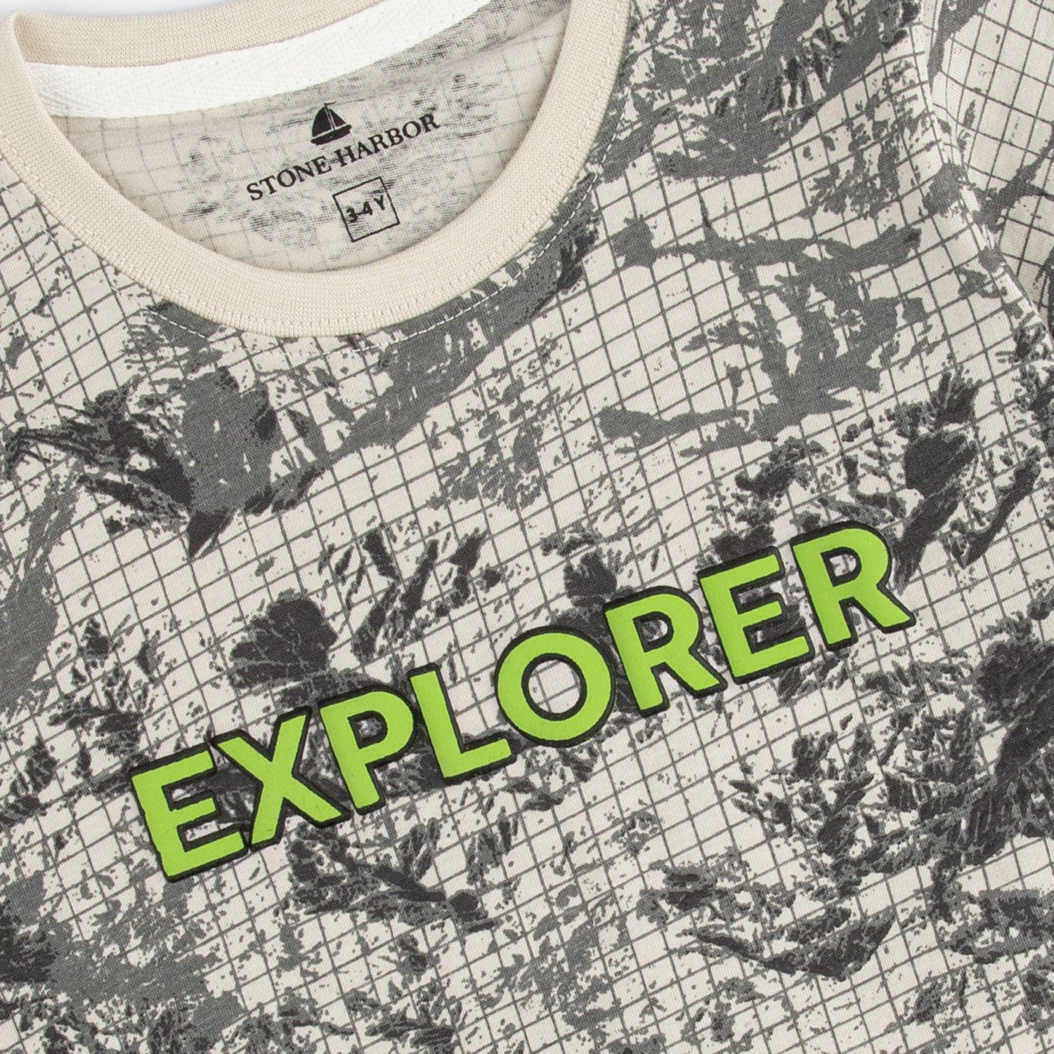 Stone Harbor Boy's Tee Shirt AOP / 2-3 Y BOY'S EXPLORER PRINTED TEE SHIRT