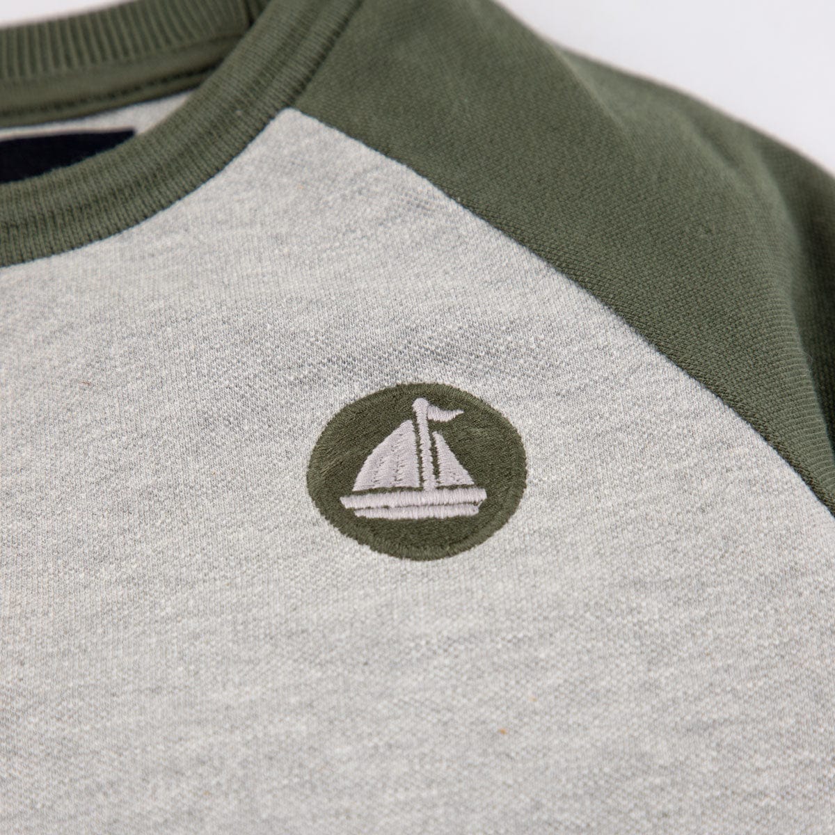Stone Harbor Boy's Tee Shirt Grey / 3-4 Y BOY'S GREY CONTRASTING TEE SHIRT