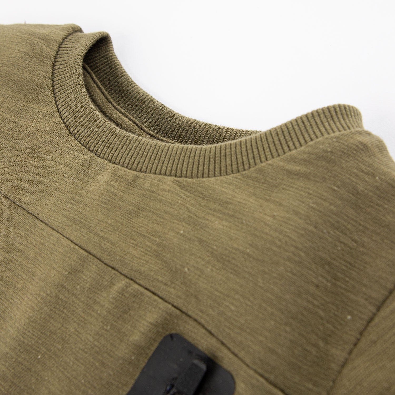 Stone Harbor Boy's Tee Shirt Olive / 1.5-2 Y BOY'S OLIVE MELANGE ZIPPER TEE SHIRT
