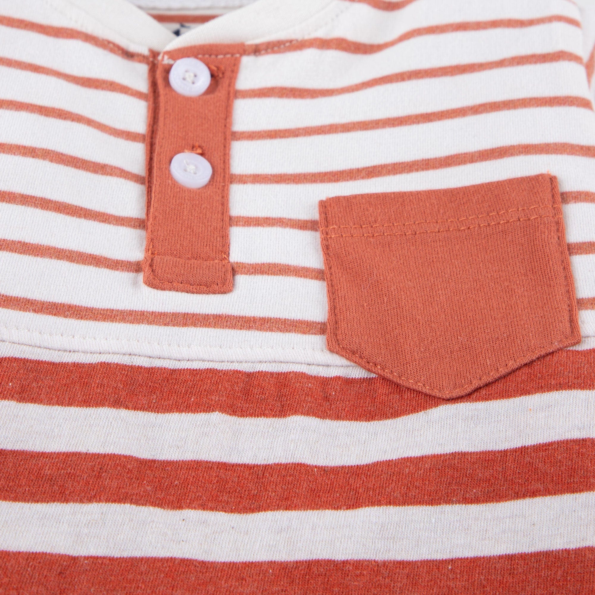 Stone Harbor Boy's Tee Shirt Striper / 0-3 M BOY'S STRIPER HENELY NECK TEE SHIRT