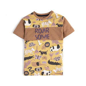 Stone Harbor Boy's Tee Shirt Brown / 2-3 Y BOY'S ROAR SOME GRAPHIC TEE SHIRT