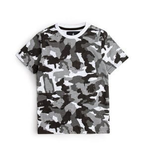 Stone Harbor Boy's Tee Shirt CAMO / 4-5 Y BOY'S BLACN & WHITE CAMO TEE SHIRT