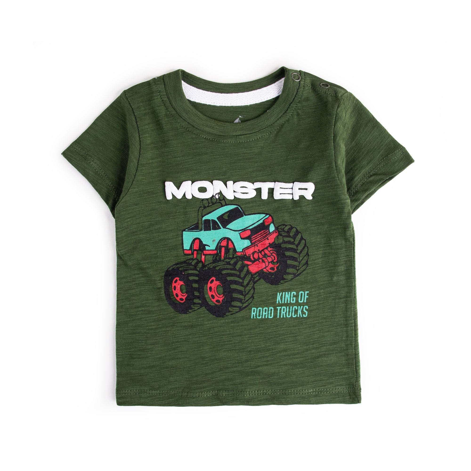 Stone Harbor Boy's Tee Shirt Green / 0-3 M BOY'S MONSTER TRUCK GRAPHIC TEE