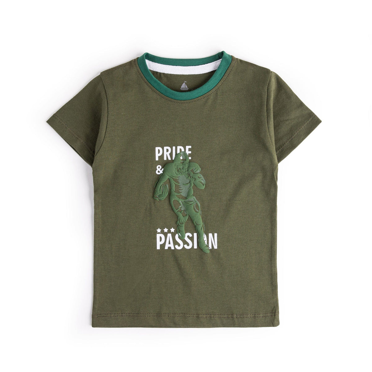 Stone Harbor Boy&#39;s Tee Shirt Olive / 0-3 M BOY&#39;S COOL PRIDE AND PASSION T-SHIRT
