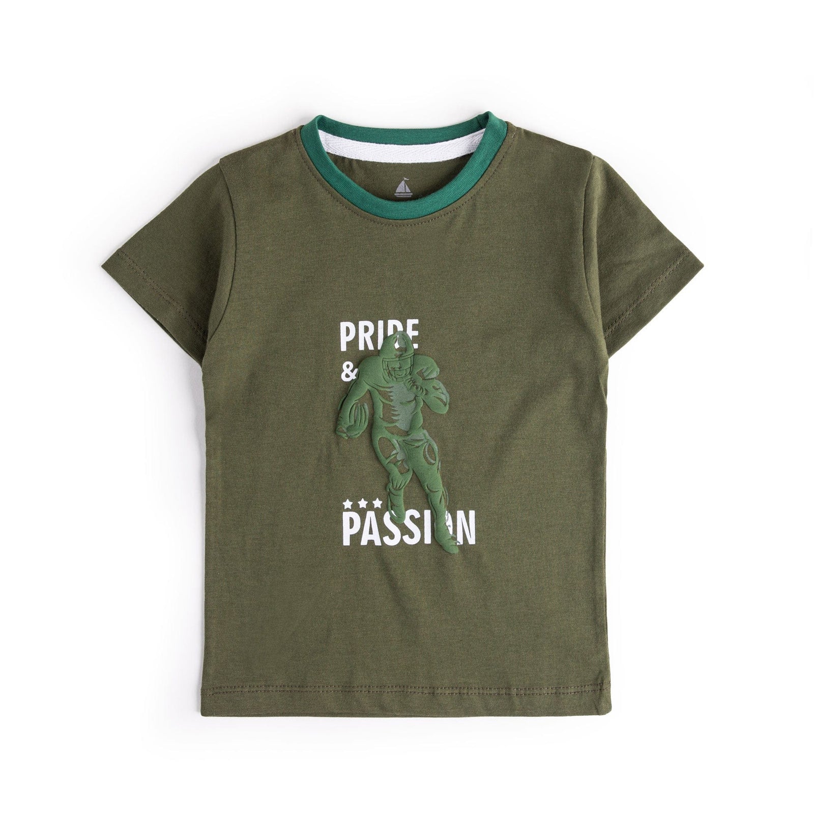 Stone Harbor Boy's Tee Shirt Olive / 0-3 M BOY'S COOL PRIDE AND PASSION T-SHIRT