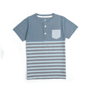 Stone Harbor Boy's Tee Shirt Striper / 2-3 Y BOY'S TRENDY STRIPER HENLEY SHIRT