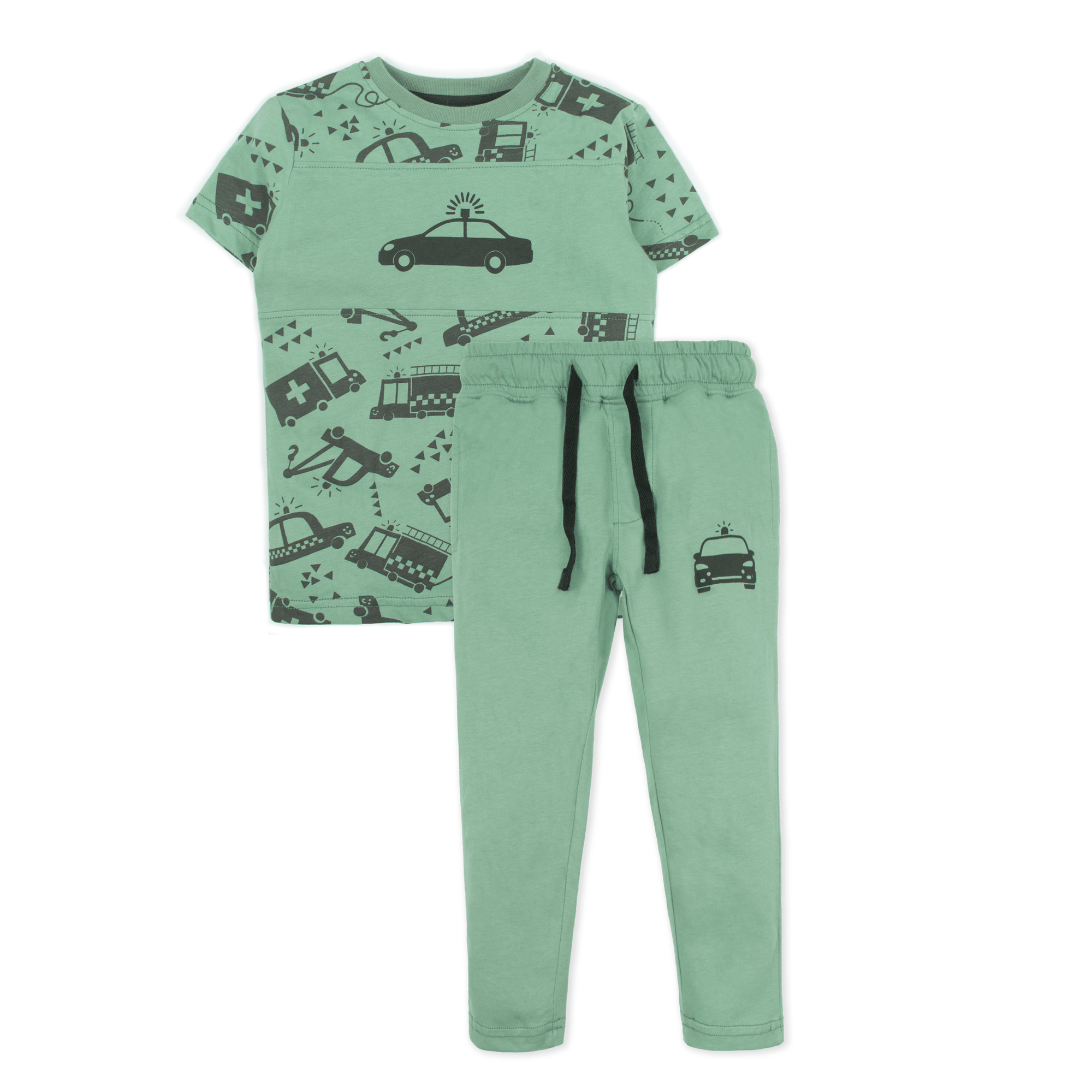 Stone Harbor Boy's Tracksuit BOY'S GREEN AOP TRACKSUIT