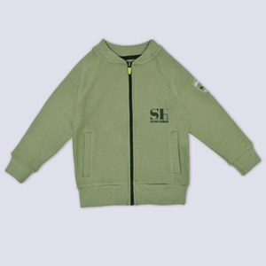 Stone Harbor Boy's Zipper BOY'S STONE HARBOR EXCLUSIVE OLIVE BOMBER JACKET