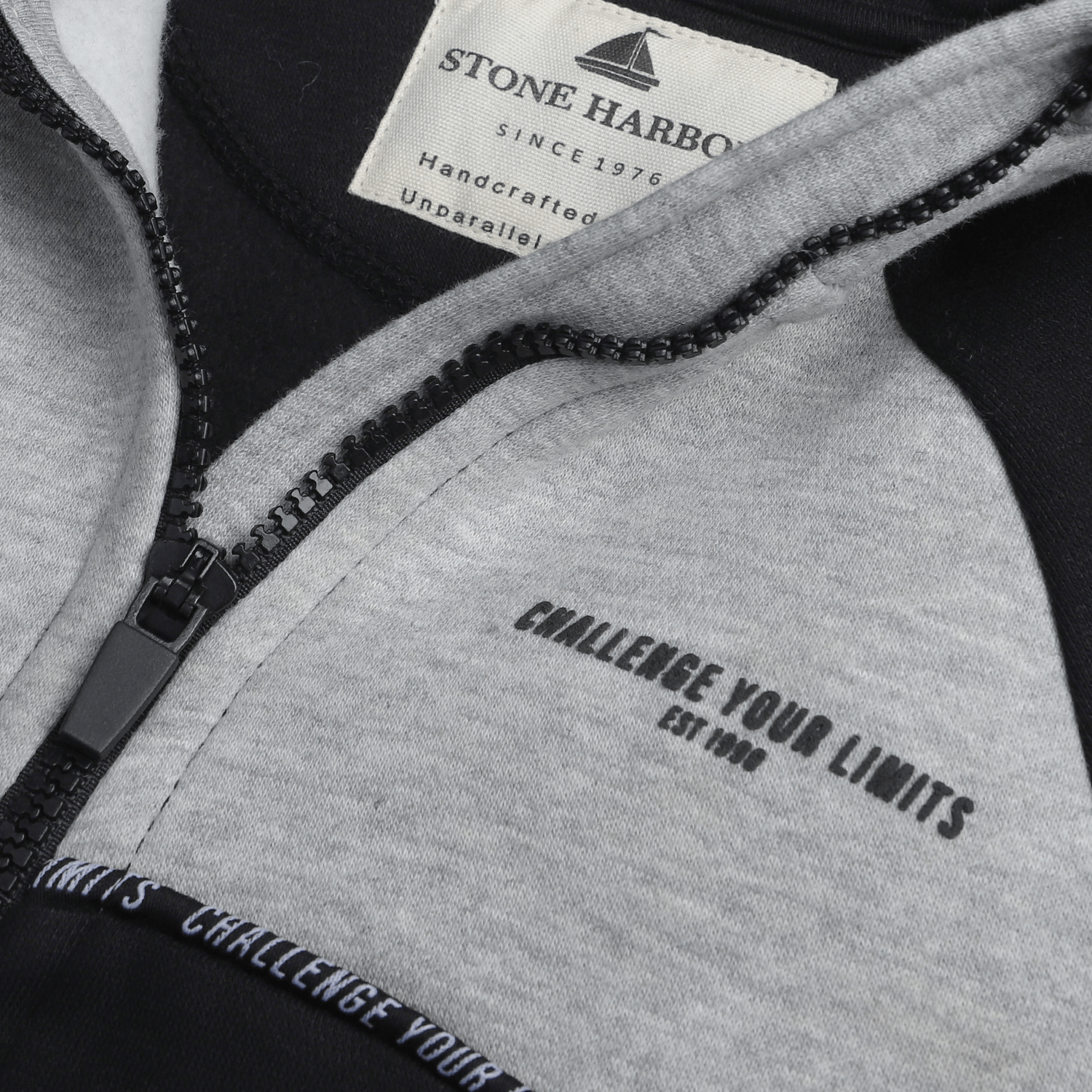 Stone Harbor Boy's Zipper Hoodie BOY'S PREMIUM FLEECE ZIP-THROUGH HOODIE