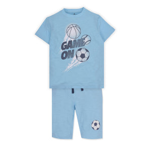 Stone Harbor Boys Track Suit Sky / 2-3 Y BOY'S GAME ON PRINTED SUIT