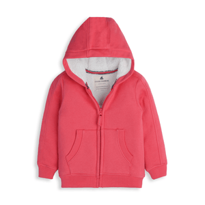 Stone Harbor Girl's Hoodie GIRL'S PINK HEAVY SHERPA HOODIE