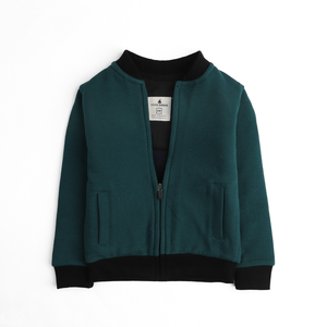 Stone Harbor Girl's Jacket Teal / 2-3 Y GIRL'S FUR LINED BOMBER JACKET